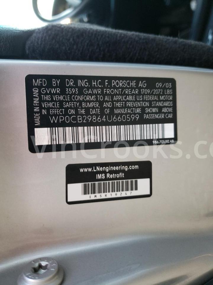 WP0CB29864U660599