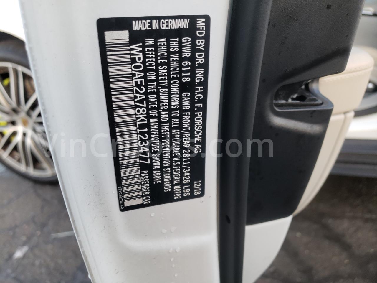 WP0AE2A78KL123477