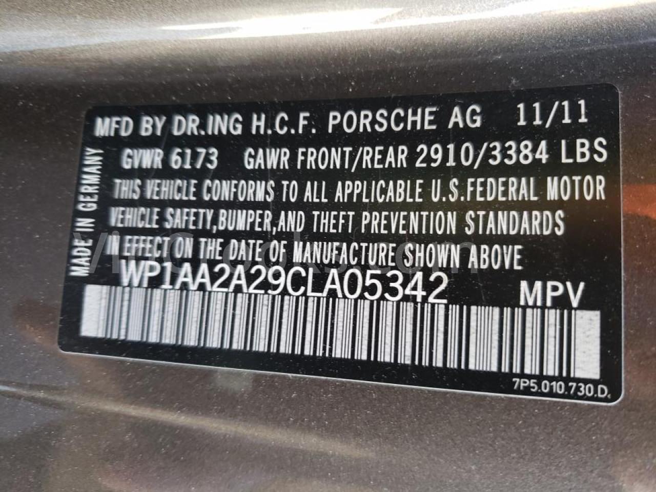 WP1AA2A29CLA05342