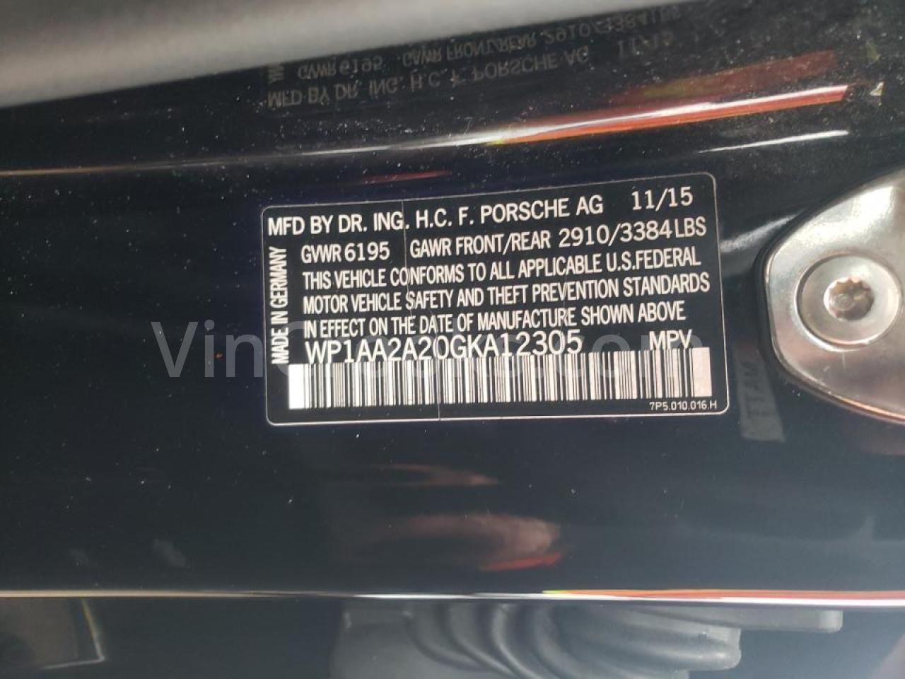 WP1AA2A20GKA12305