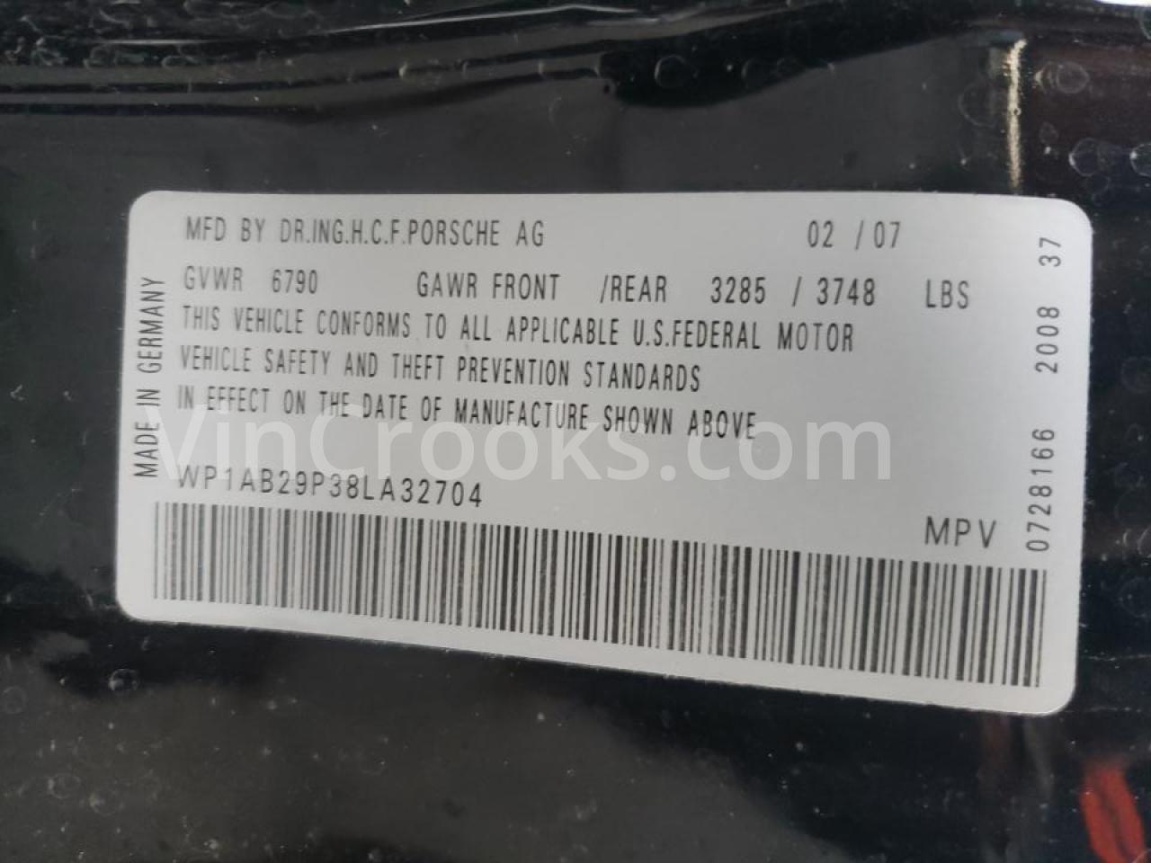 WP1AB29P38LA32704