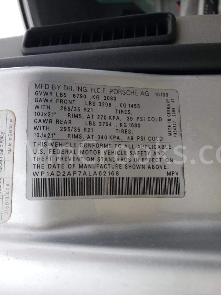 WP1AD2AP7ALA62168