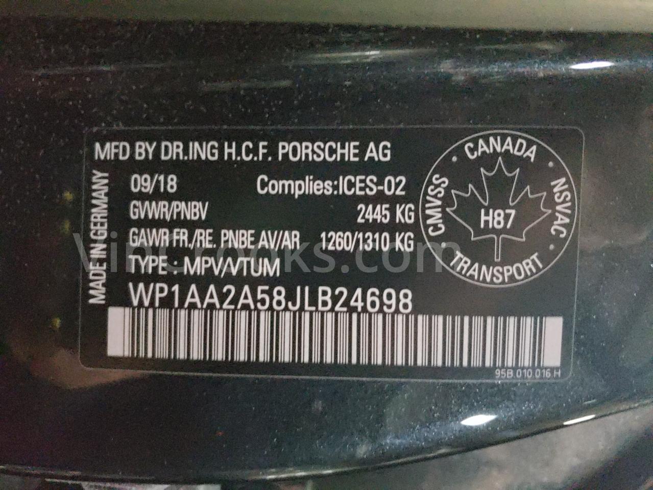 WP1AA2A58JLB24698
