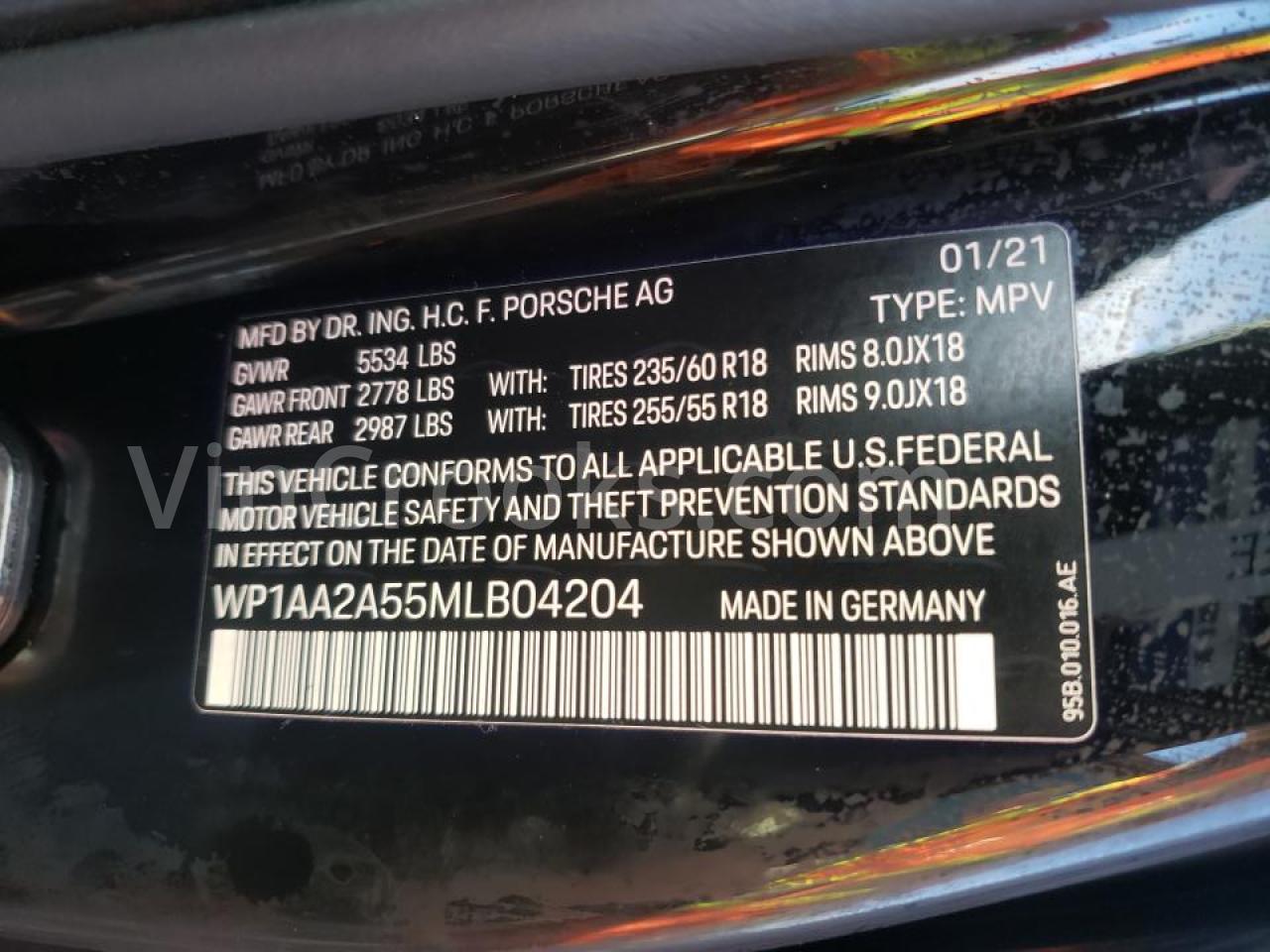 WP1AA2A55MLB04204