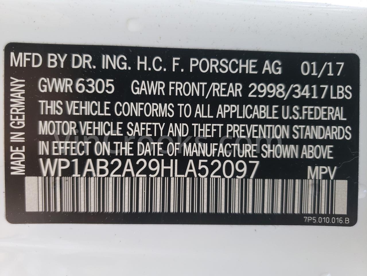 WP1AB2A29HLA52097