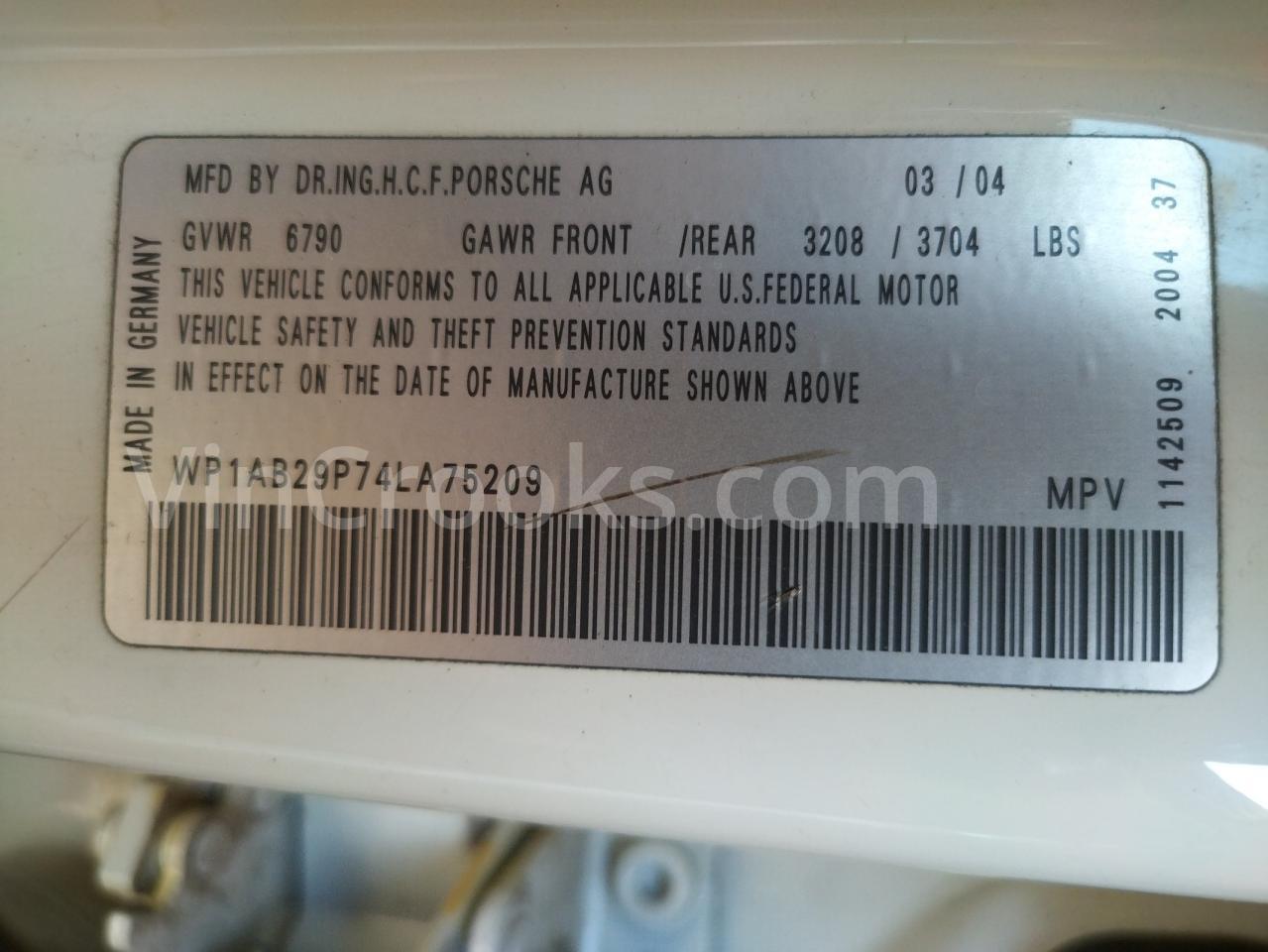 WP1AB29P74LA75209