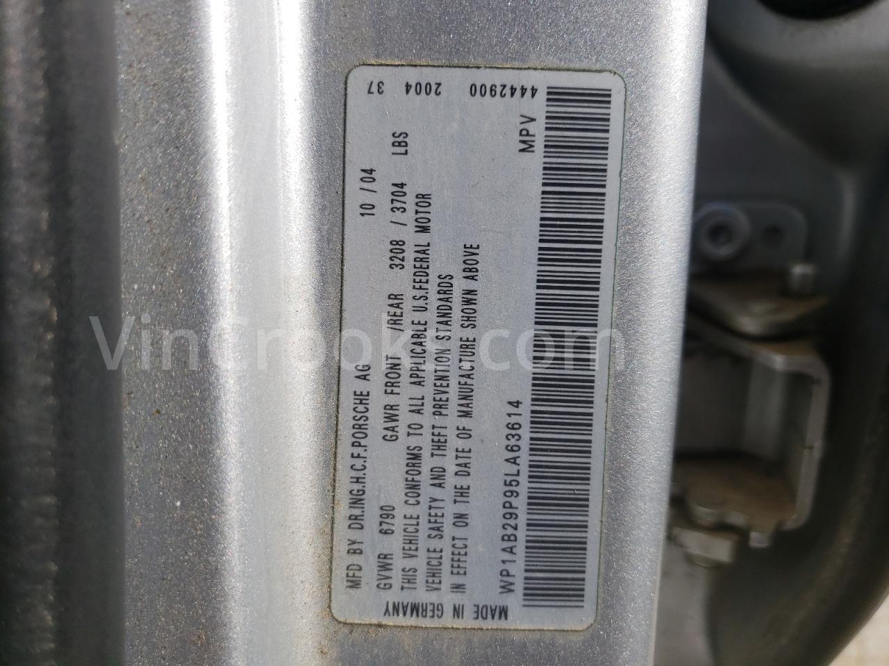 WP1AB29P95LA63614