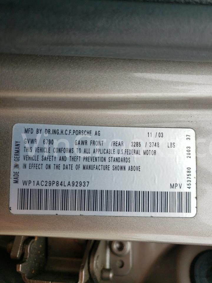 WP1AC29P84LA92937