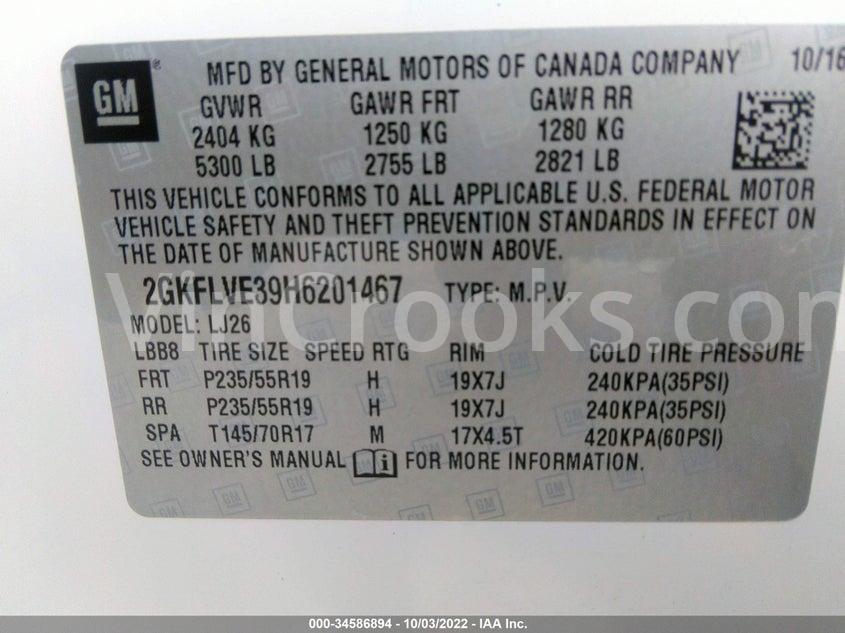 2GKFLVE39H6201467