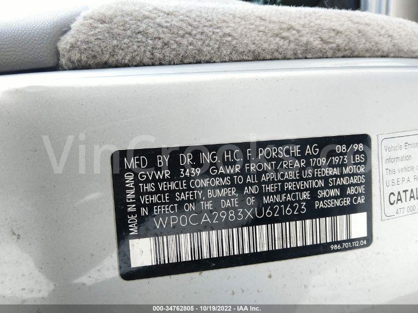 WP0CA2983XU621623