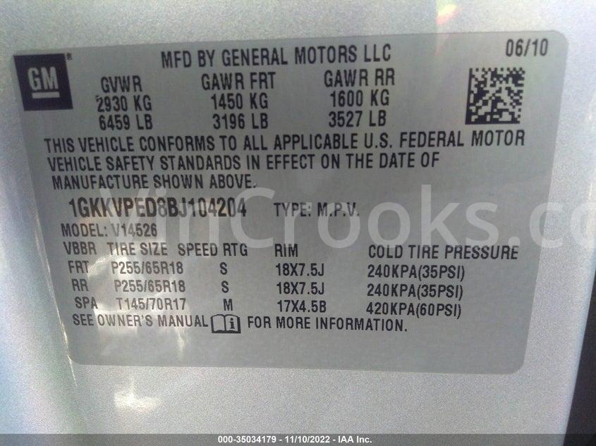 1GKKVPED8BJ104204