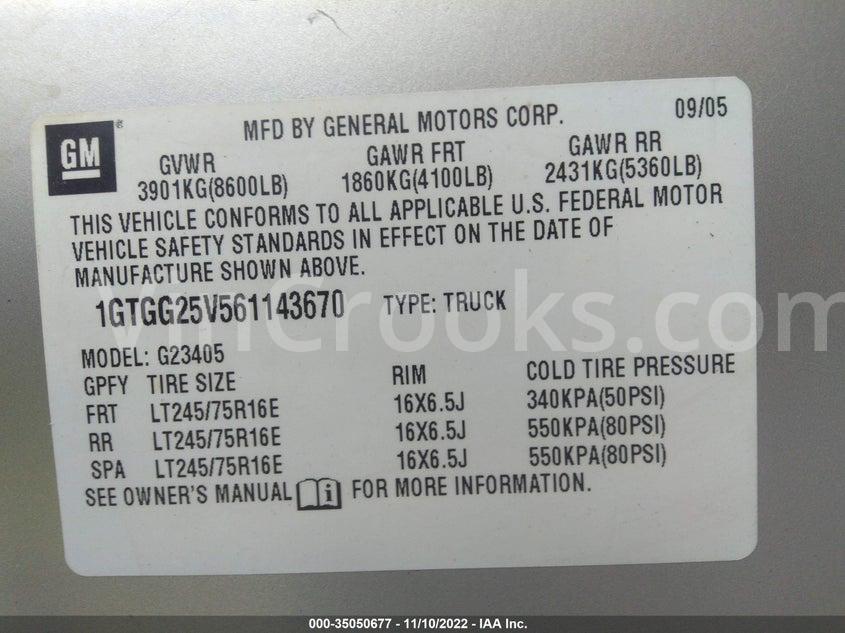 1GTGG25V561143670