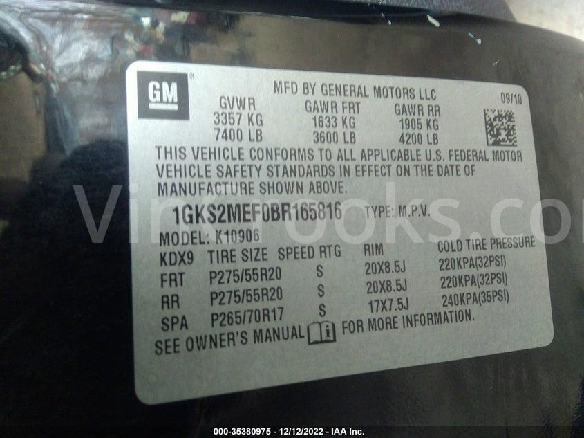 1GKS2MEF0BR165816
