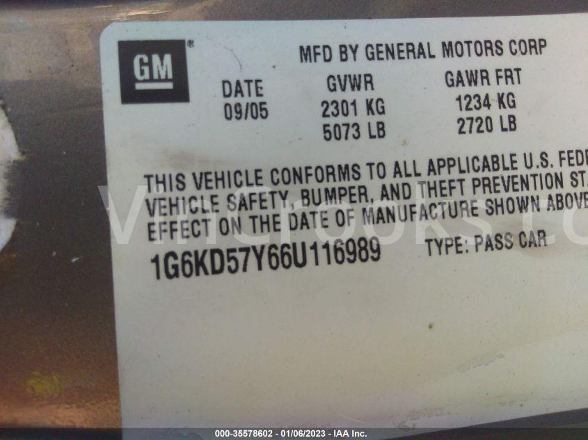 1G6KD57Y66U116989