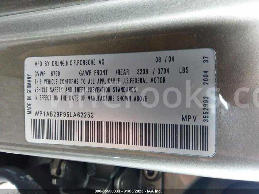 WP1AB29P95LA62253