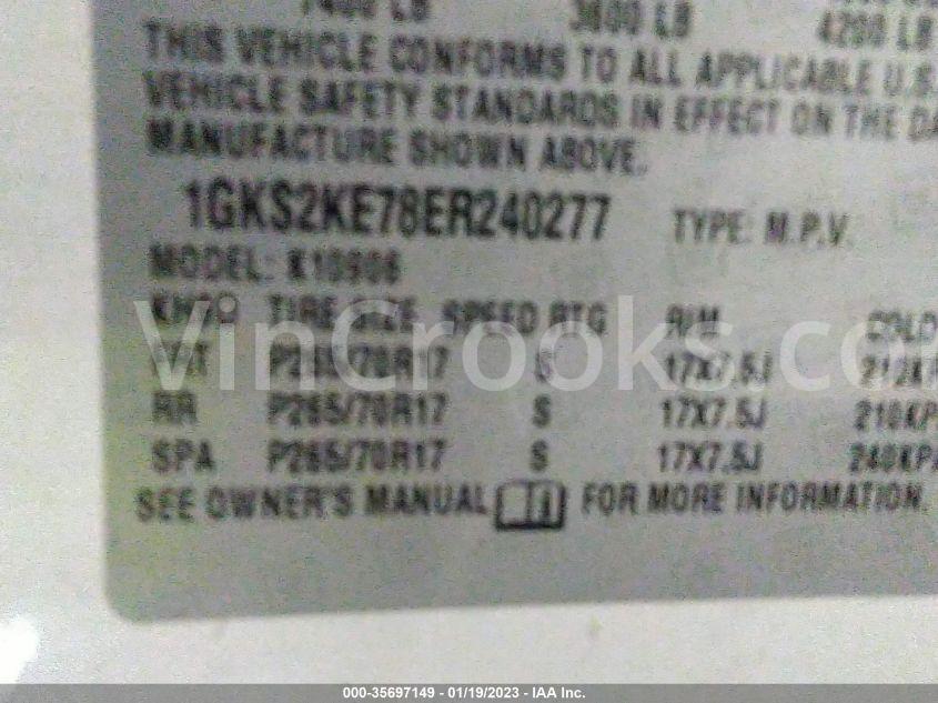 1GKS2KE78ER240277