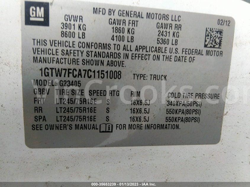 1GTW7FCA7C1151008