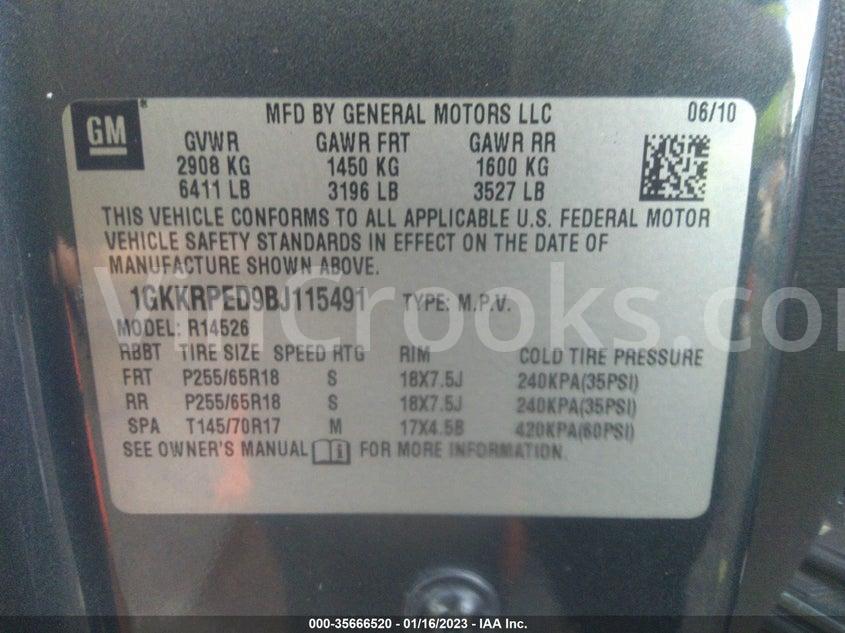 1GKKRPED9BJ115491