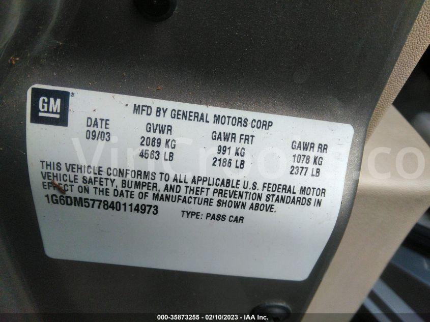 1G6DM577840114973