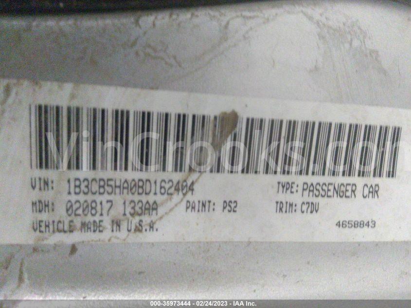 1B3CB5HA0BD162404