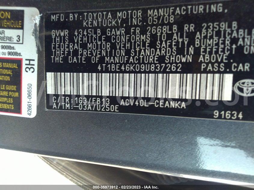 4T1BE46K09U837262