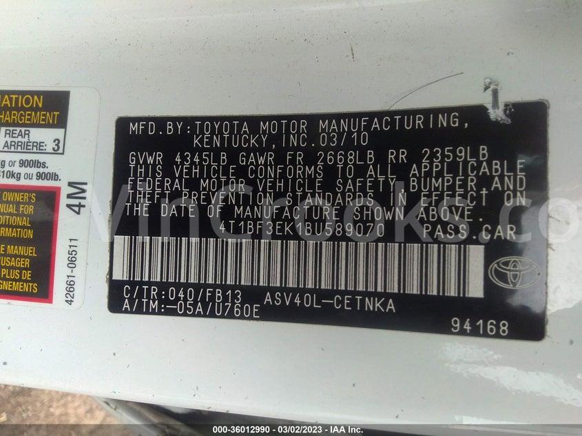 4T1BF3EK1BU589070