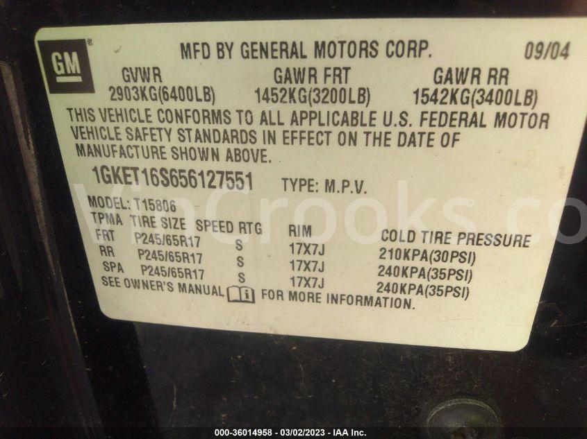 1GKET16S656127551