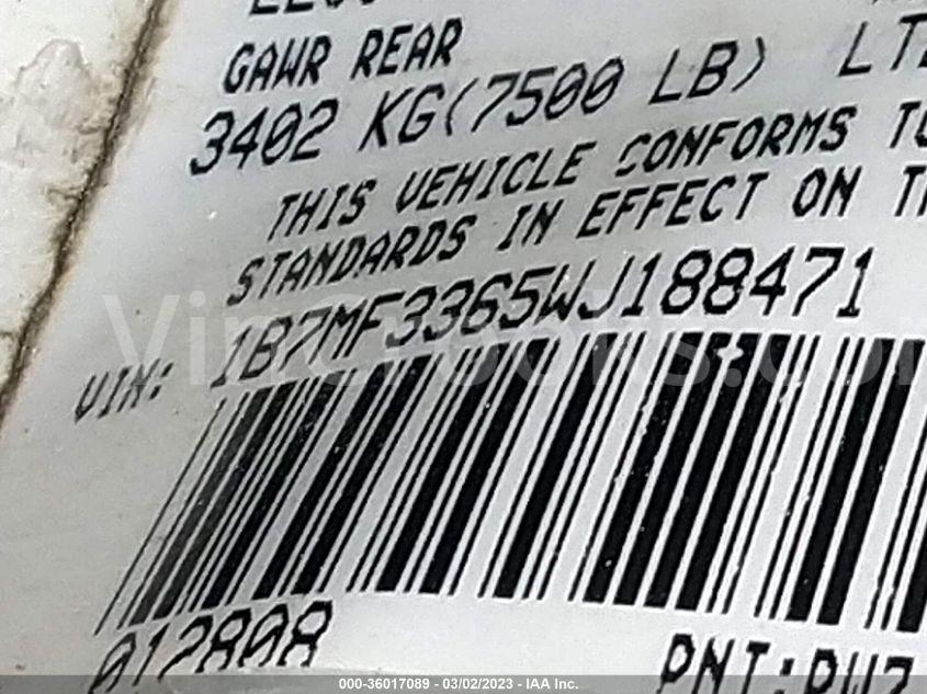 1B7MF3365WJ188471