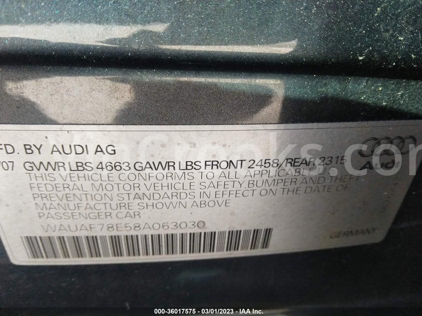 WAUAF78E58A063030