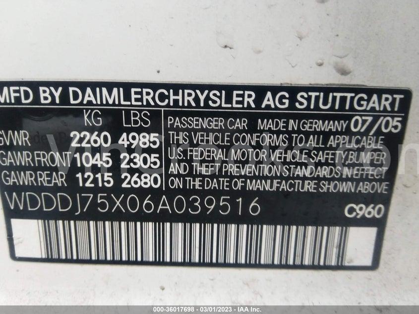 WDDDJ75X06A039516
