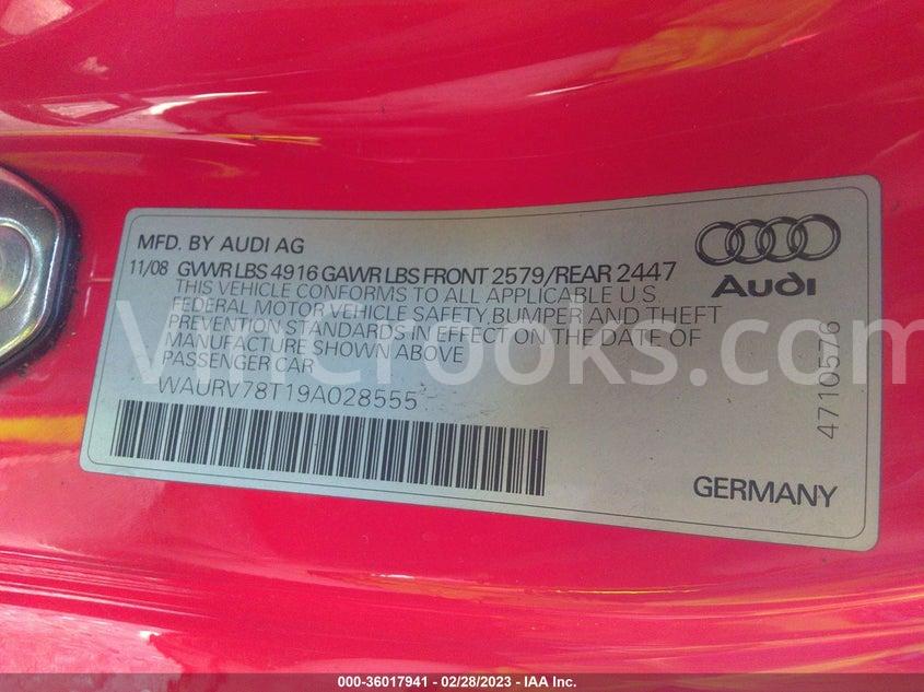 WAURV78T19A028555
