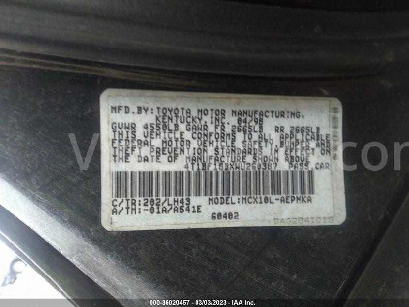4T1BF18BXWU260387