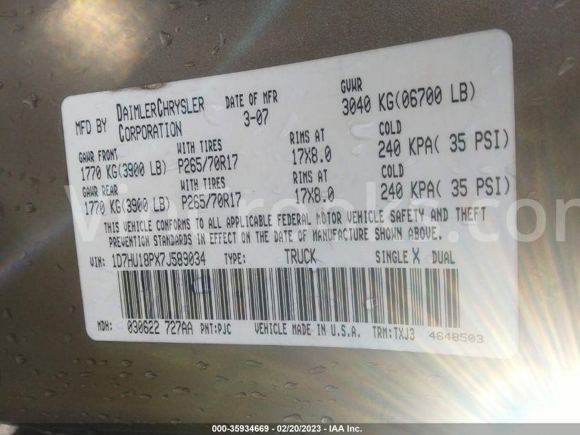 1D7HU18PX7J589034
