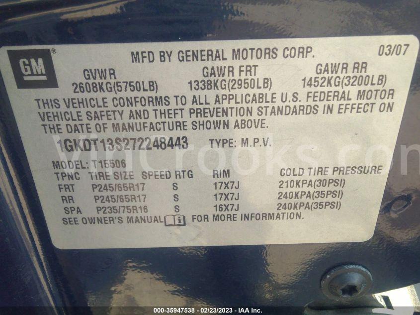 1GKDT13S272248443