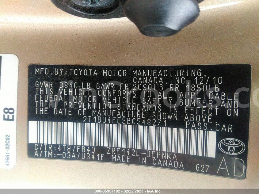 2T1BU4EE5BC548271