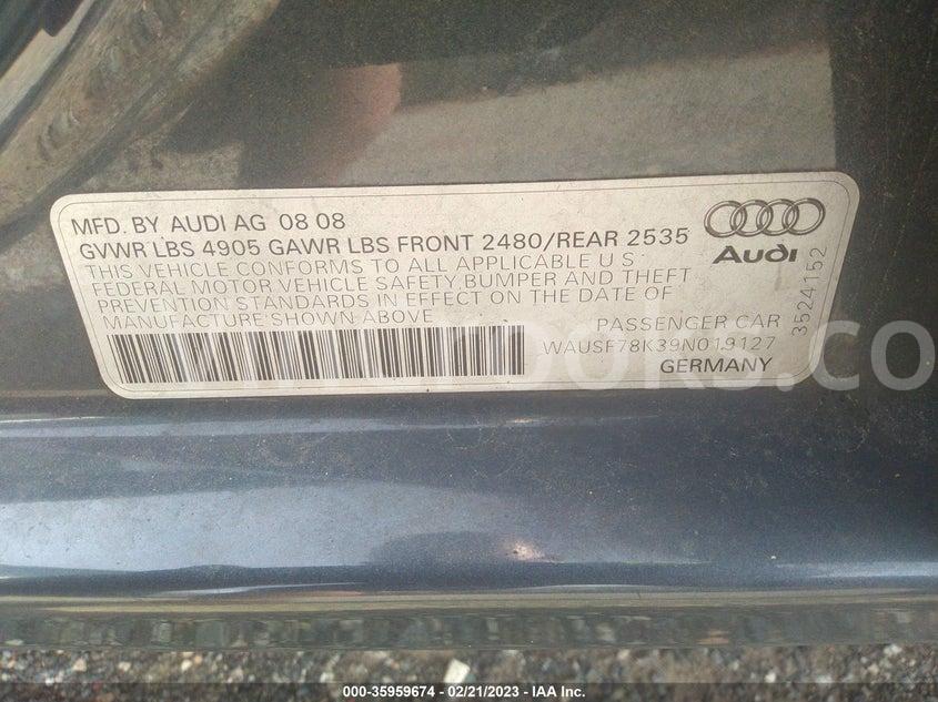 WAUSF78K39N019127