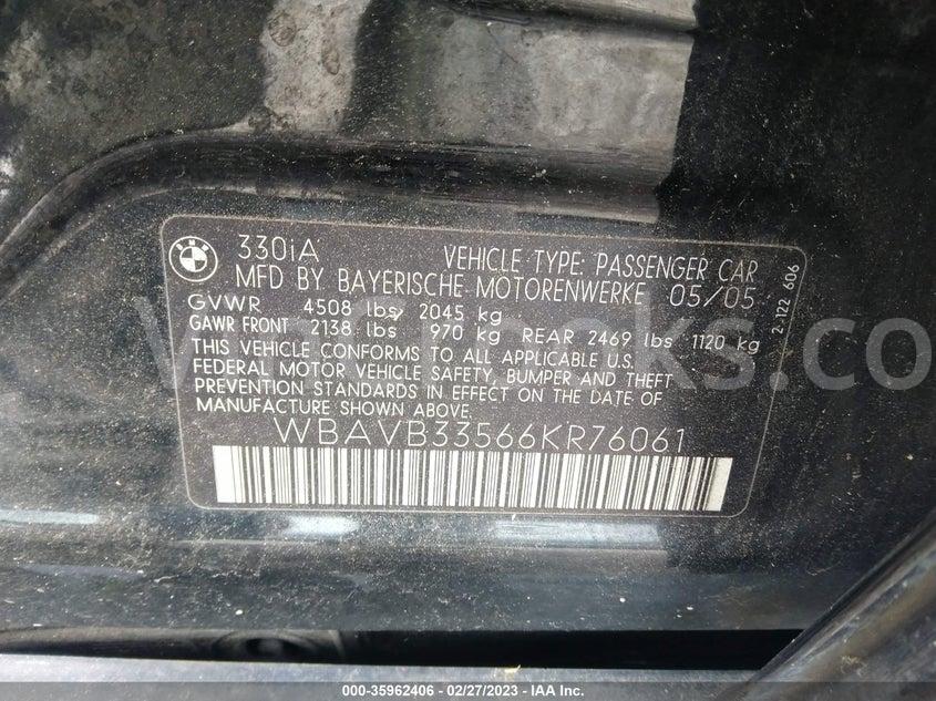WBAVB33566KR76061