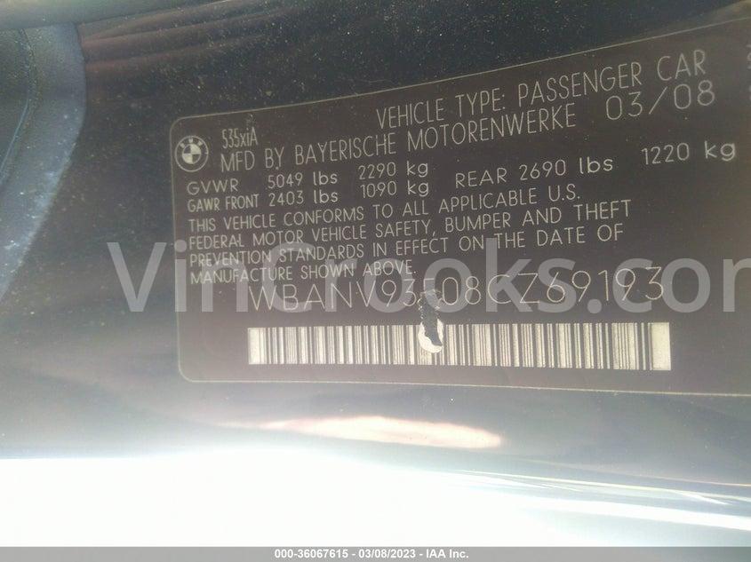 WBANV93508CZ69193