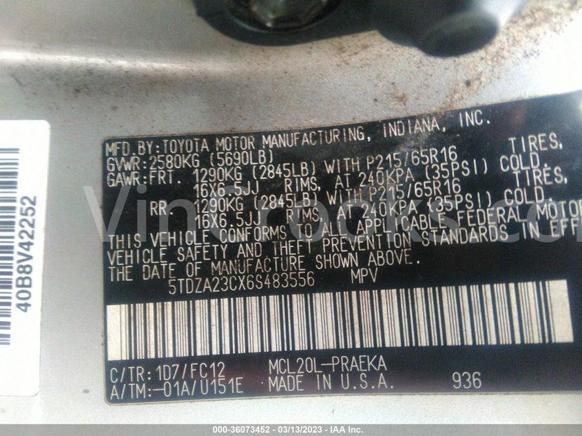 5TDZA23CX6S483556