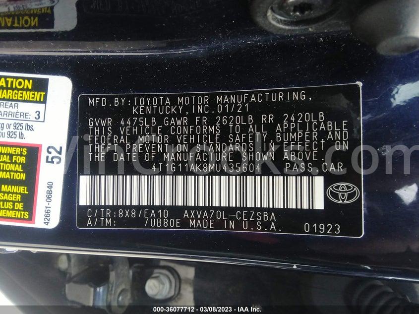 4T1G11AK8MU435604