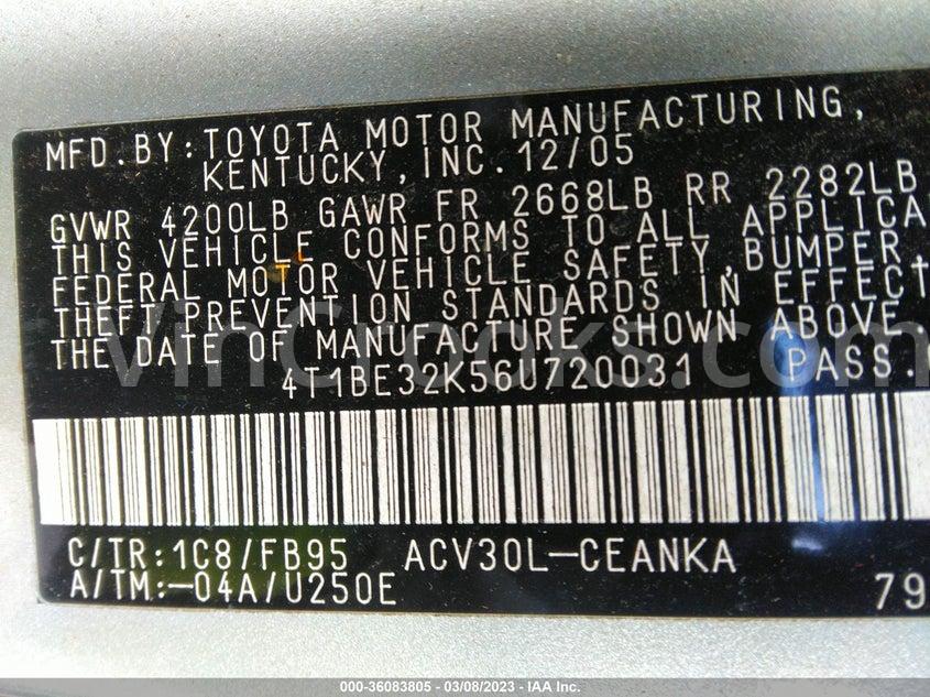 4T1BE32K56U720031