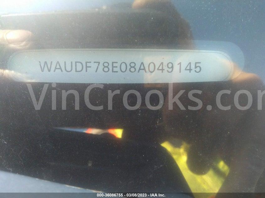 WAUDF78E08A049145