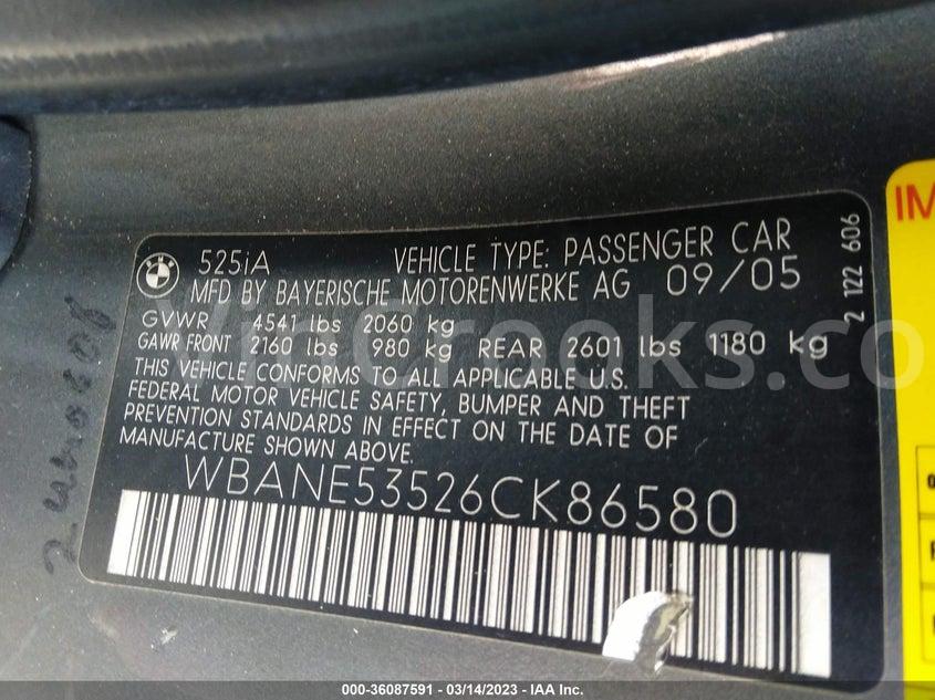 WBANE53526CK86580