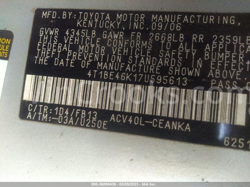 4T1BE46K17U595613