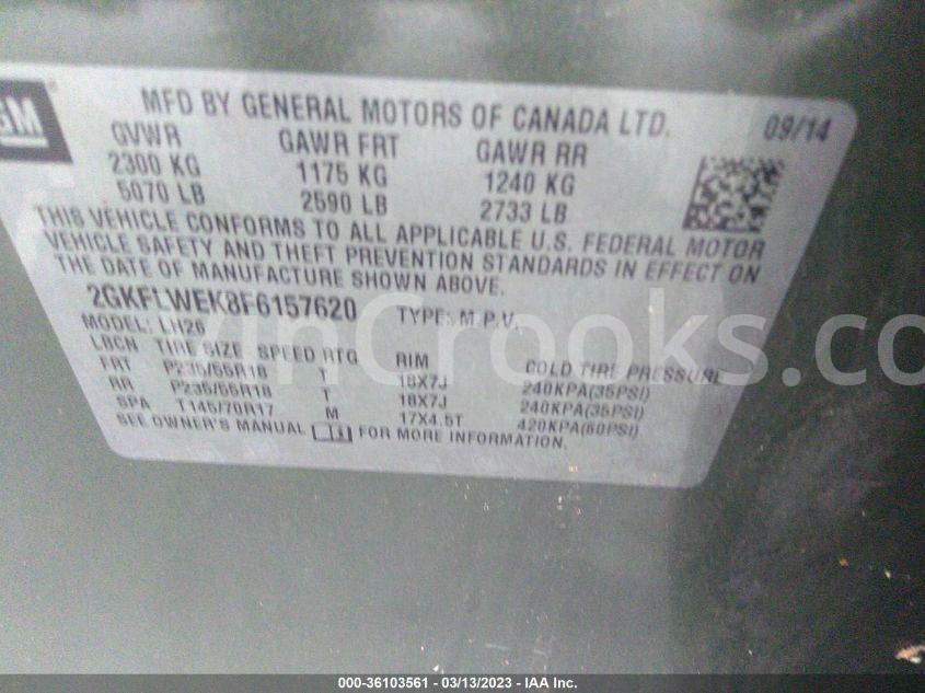 2GKFLWEK8F6157620