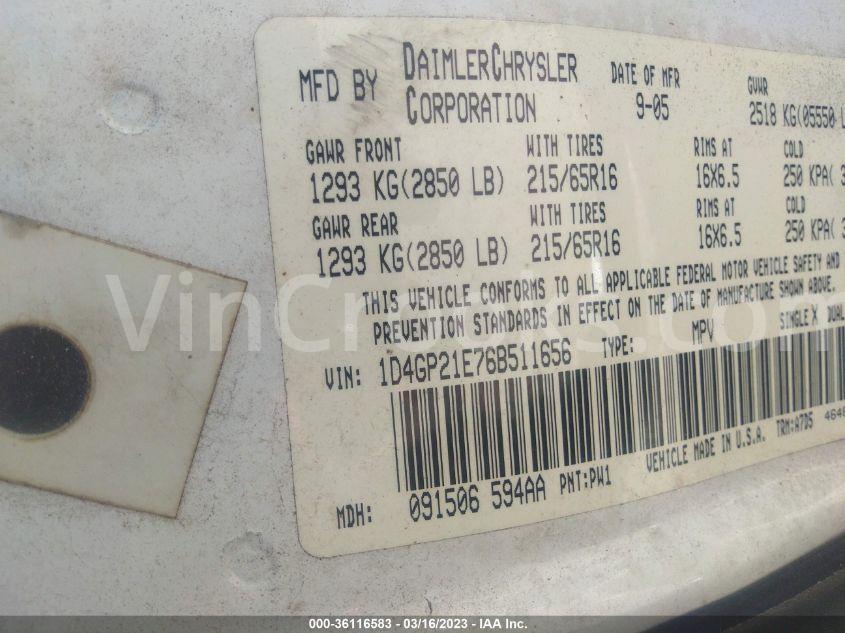 1D4GP21E76B511656