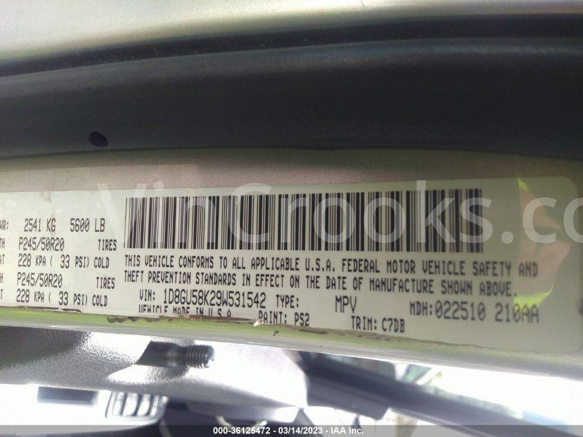 1D8GU58K29W531542