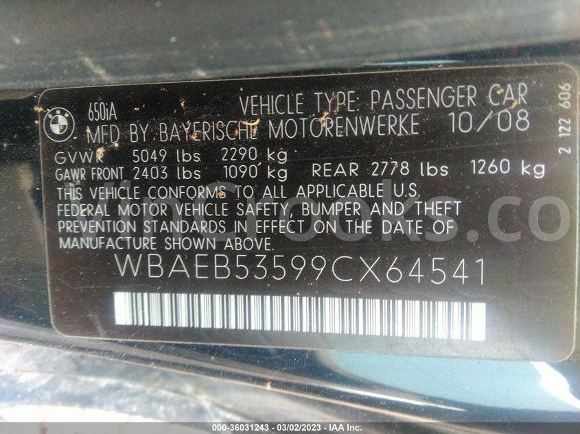 WBAEB53599CX64541