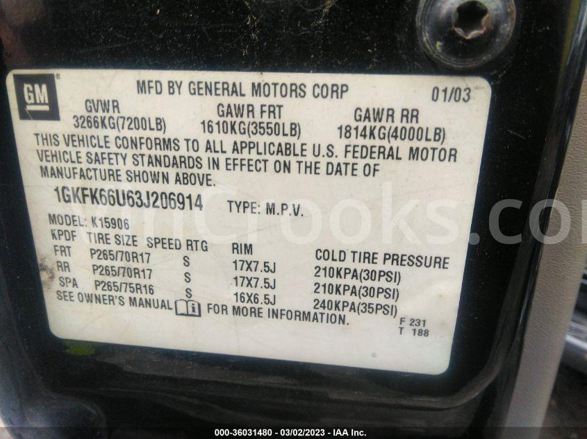 1GKFK66U63J206914