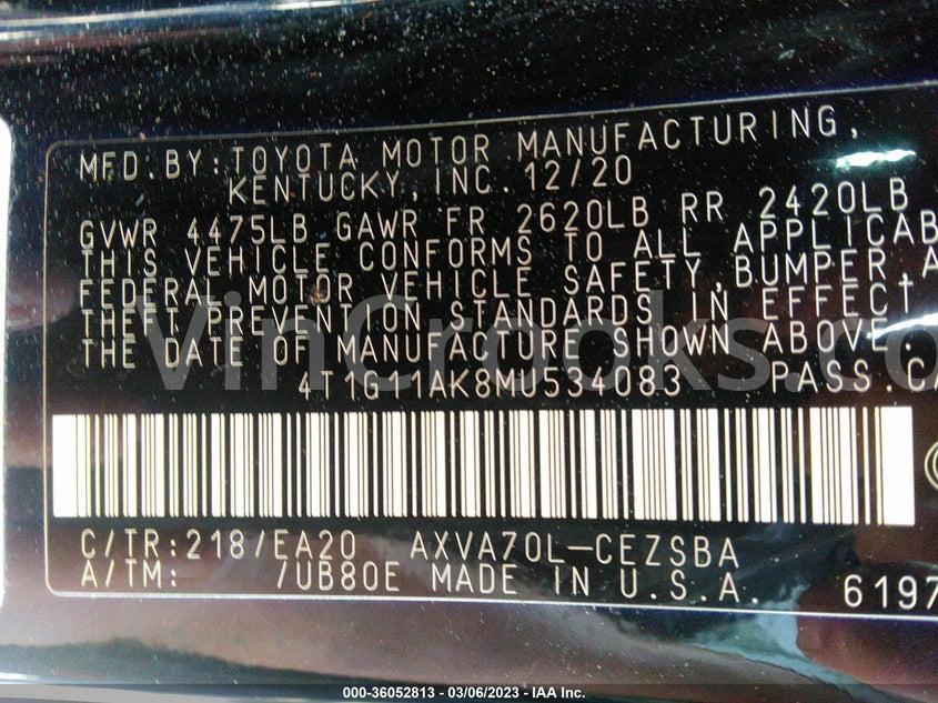 4T1G11AK8MU534083
